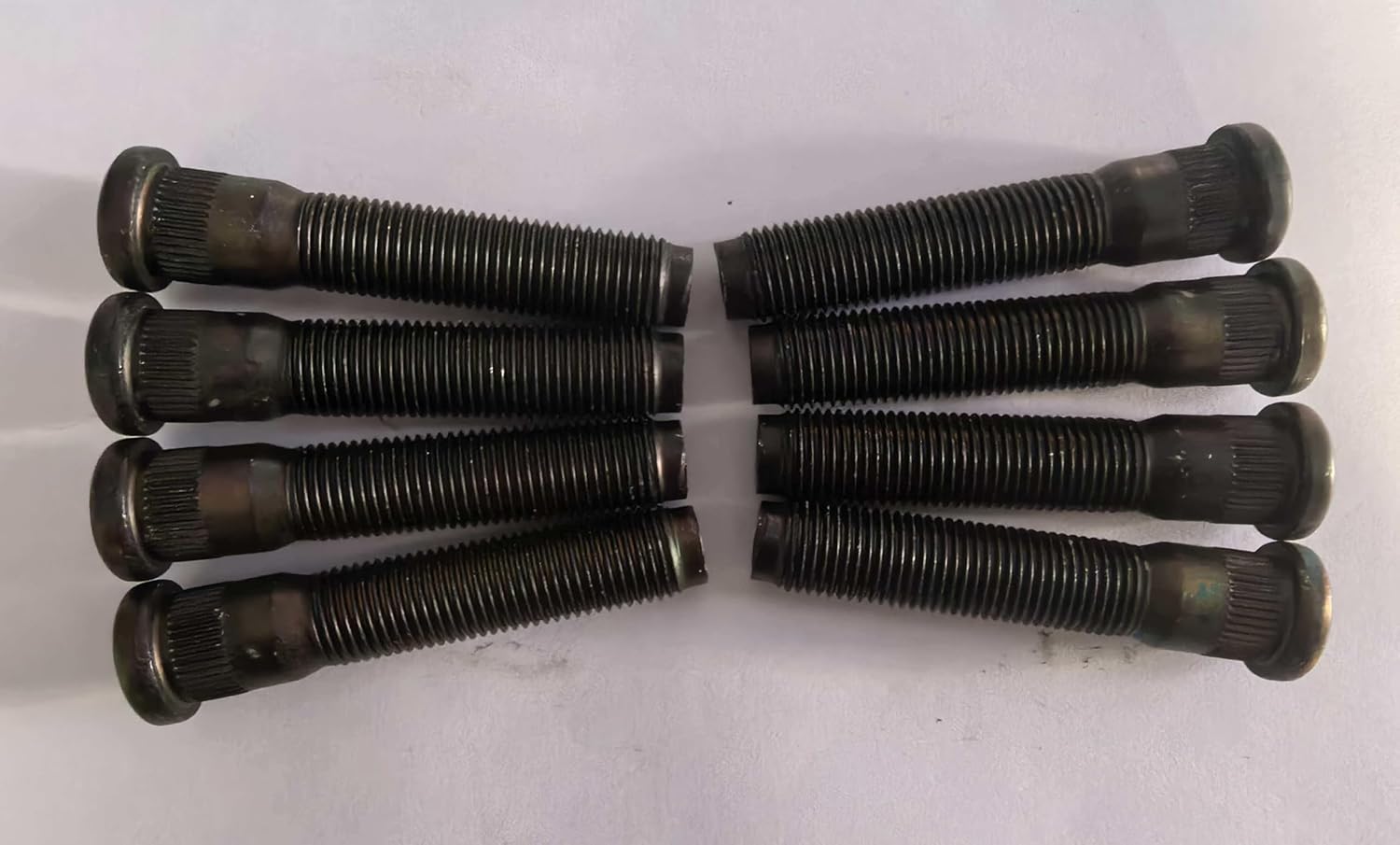 8PCS M14*1.50 Serrated Front Wheel Stud 610-623 15.8mm Knurl, 74mm UHL Length Replacement for 2017-2025 Ford F-250 Super Duty, F-350 Super Duty SRW Model