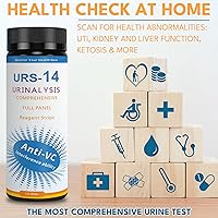 Vista 3 de Tiras de prueba URS para análisis de orina y detección de leucocitos y nitritos (UTI) - para uso de venta libre Leucocitos y nitritos