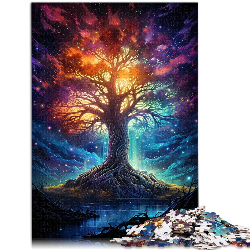 Puzzle para adultos, árbol del mundo, 2000 piezas, rompecabezas para adultos, 27,56 x 39,37 pulgadas, rompecabezas de mapa gris para adultos y niños a partir de 14 años para decoración del hogar