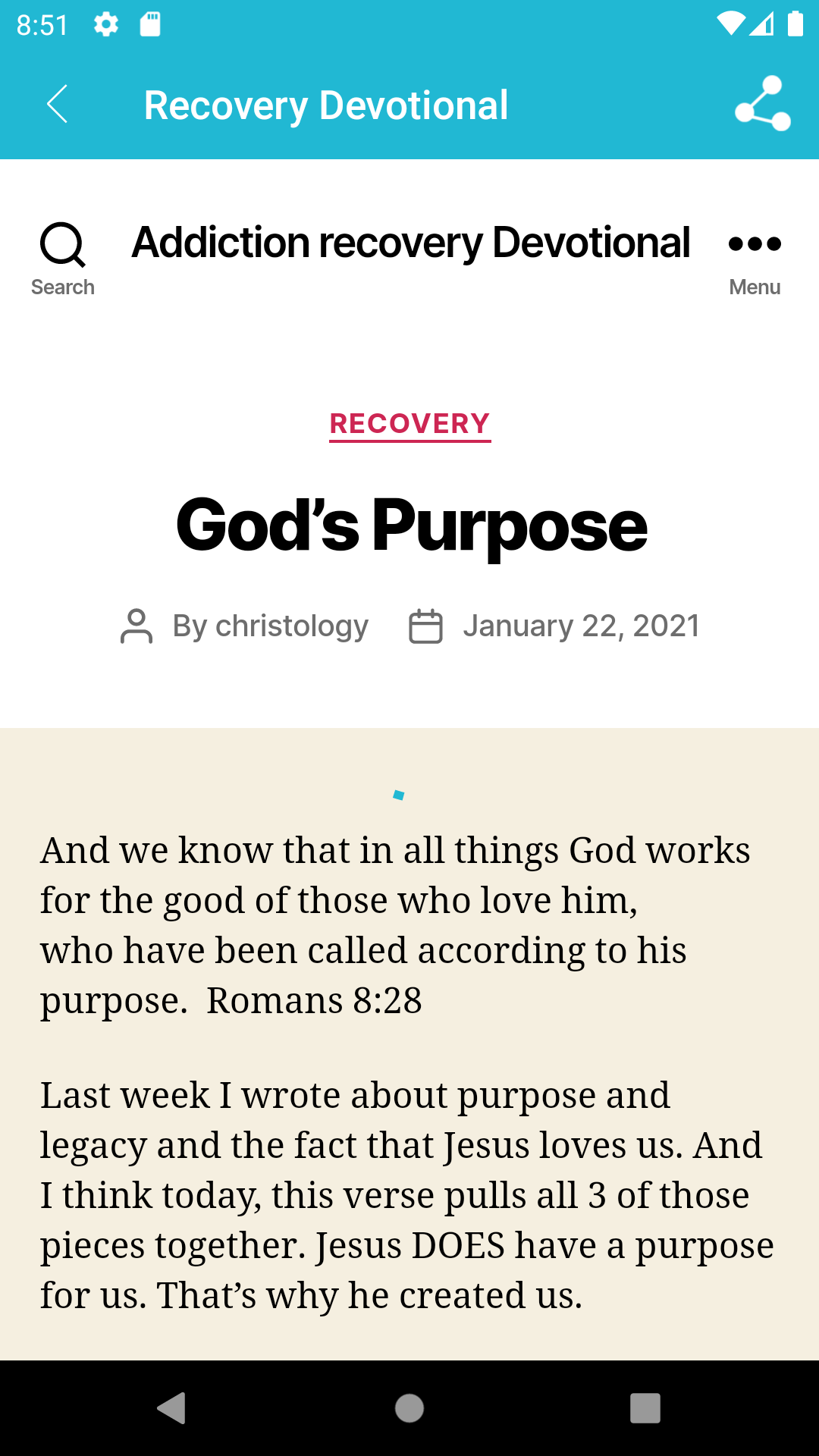 Addiction recovery Devotional - App on Amazon Appstore