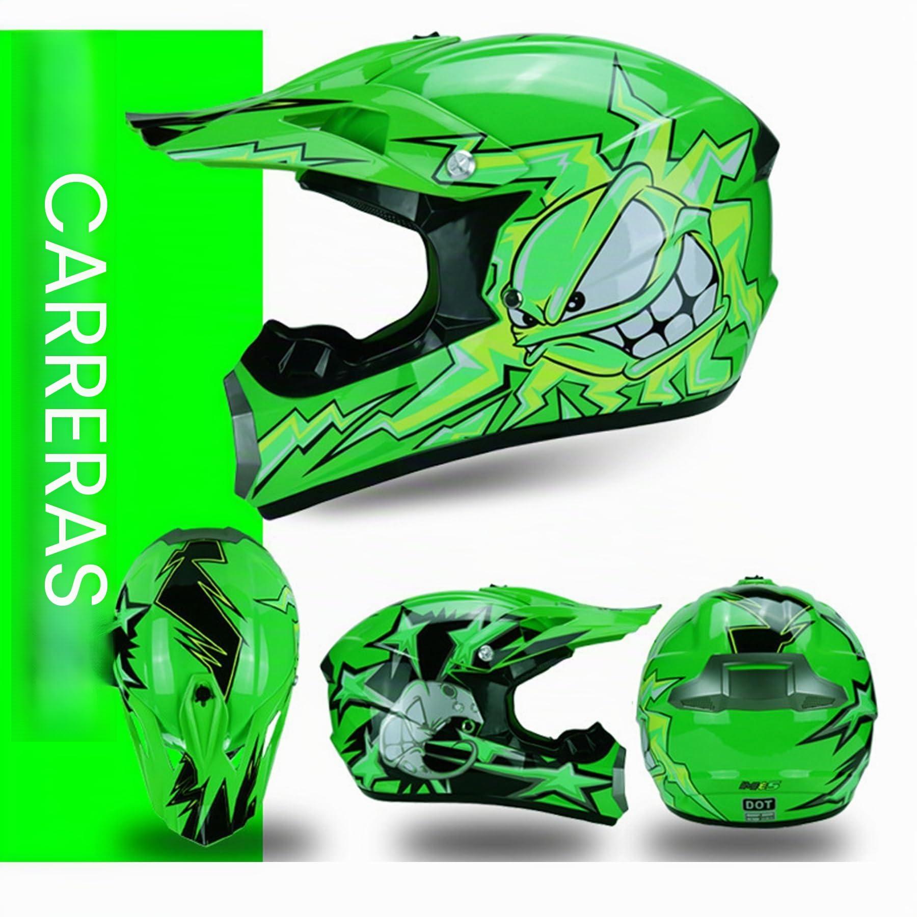 Casco de moto Cross infantil, casco motocross mujer hombre, adulto cascos ciclismo integrales para motocicleta cascos AVT MX cascos moto de cross quad bike bicicleta de montaña