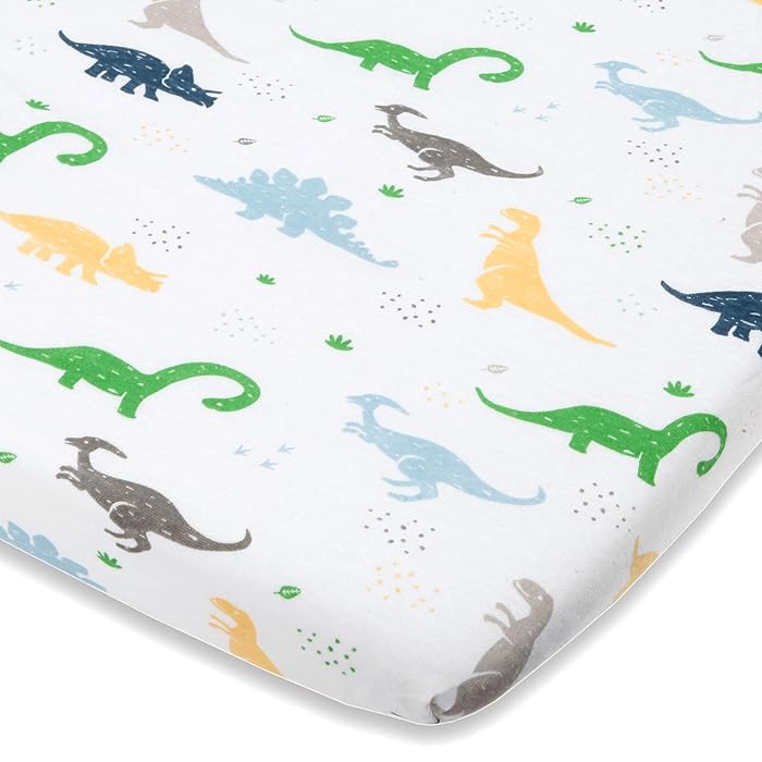 Buy Sheet) Dinosaur Sheets Fitted Sheets for