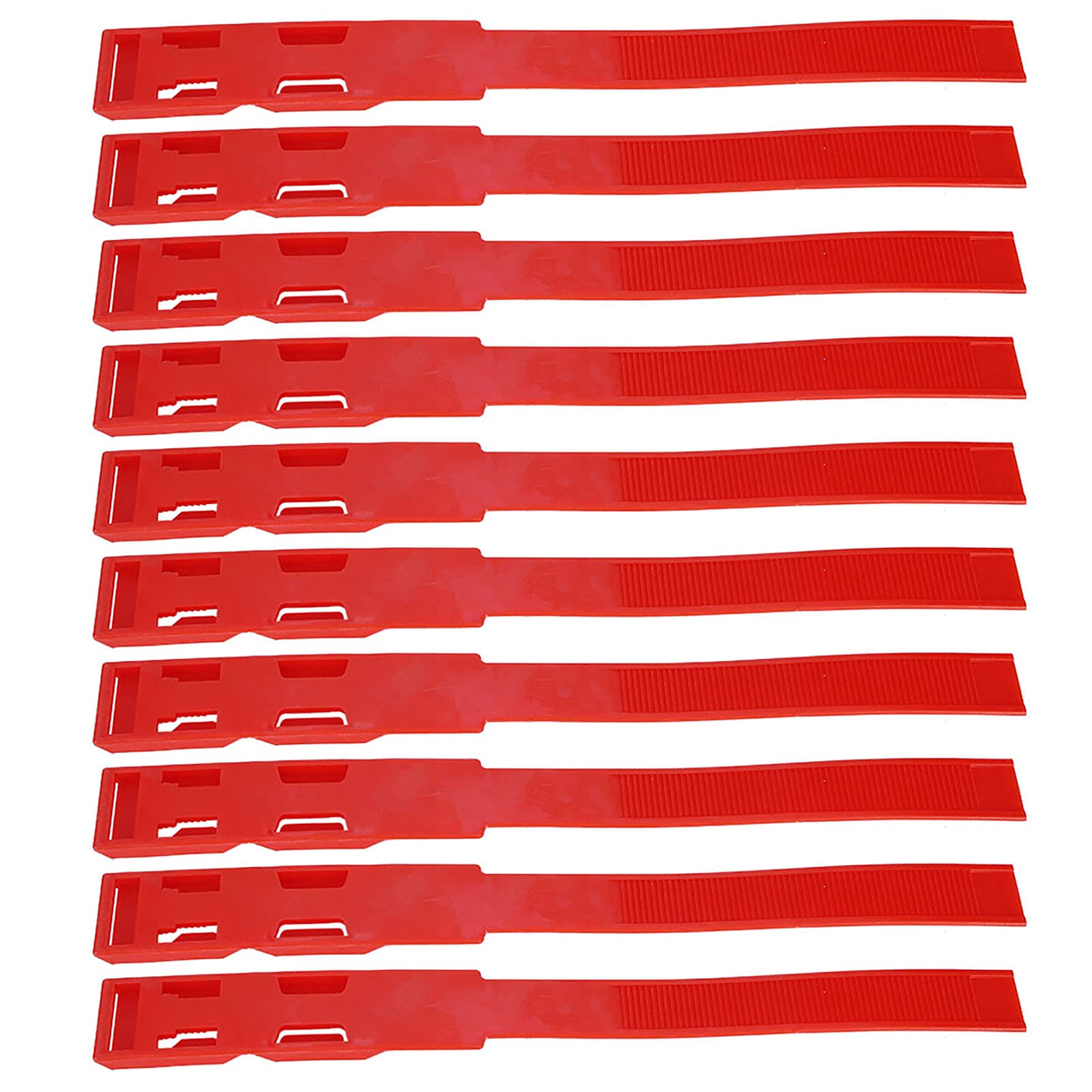 collier d'identification pour bétail, en plastique durable et léger, anneau de marquage, pour l'identification du bétail, 4 couleurs, taille standard, 10 pièces