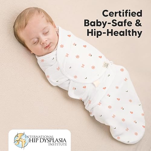 Miniatura 4 de Sacos de dormir para bebé con cremallera, paquete de 3 pañales para recién nacidos de 0 a 3 meses, saco de dormir suave y duradero para recién