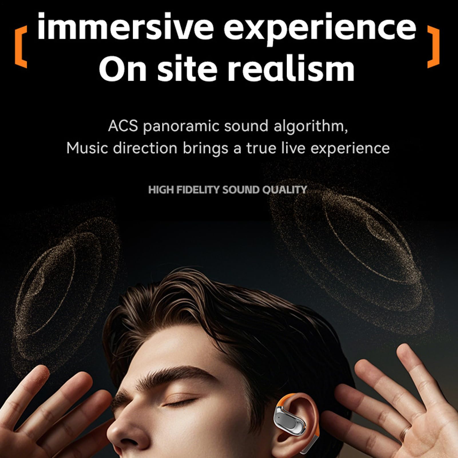 Auricular traducción, traducción de auriculares en real, Earphone traductor inalámbrico, Calidad de sonido de alta fidelidad, auriculares que traducen el lenguaje para reuniones de negocios
