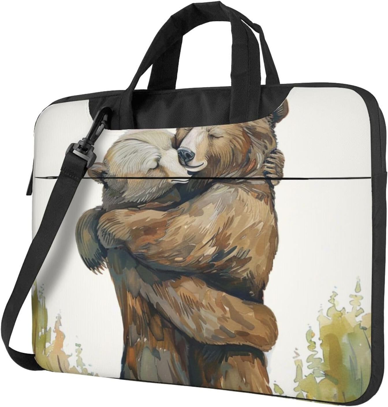 Bears Printed Laptop Tote Bag Laptop Tote Travel Bag Business Computer Bag Work Bag for Men Women