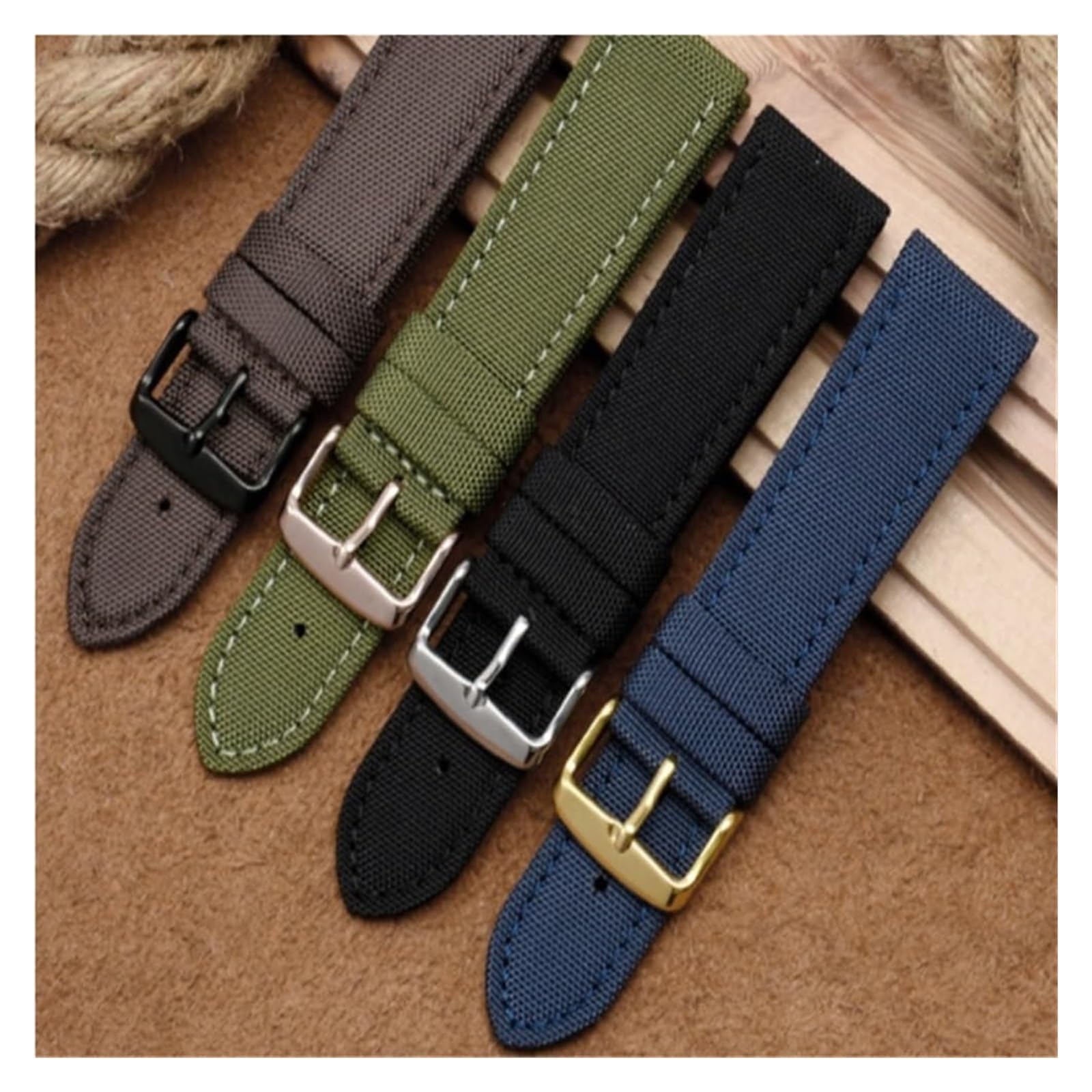 Bracelet de montre en nylon tissé, Montre en Nylon montre ceinture universelle toile bracelet de montre 20mm22mm 23mm bracelet de remplacement bracelets de montre bracelet de montre en nylon
