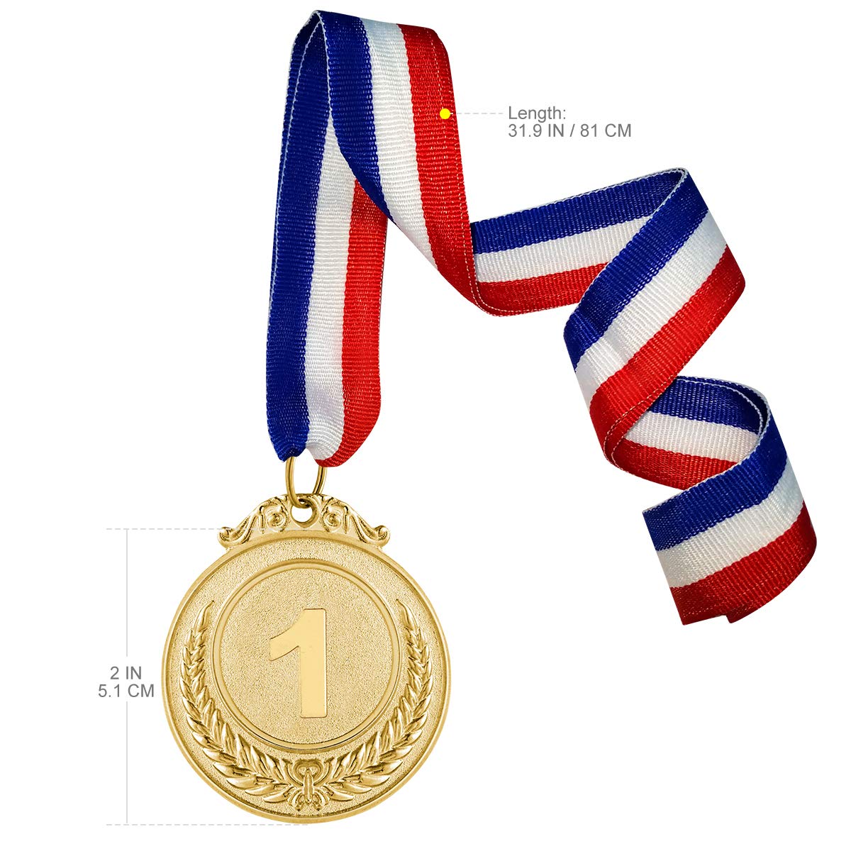 Lot De 6 Rubans De Récompense 1Er, 2Ème Et 3Ème Place, Récompenses Pour Lot De 6 Rubans De Récompense 1Er, 2Ème Et 3Ème Place, Récompenses Pour