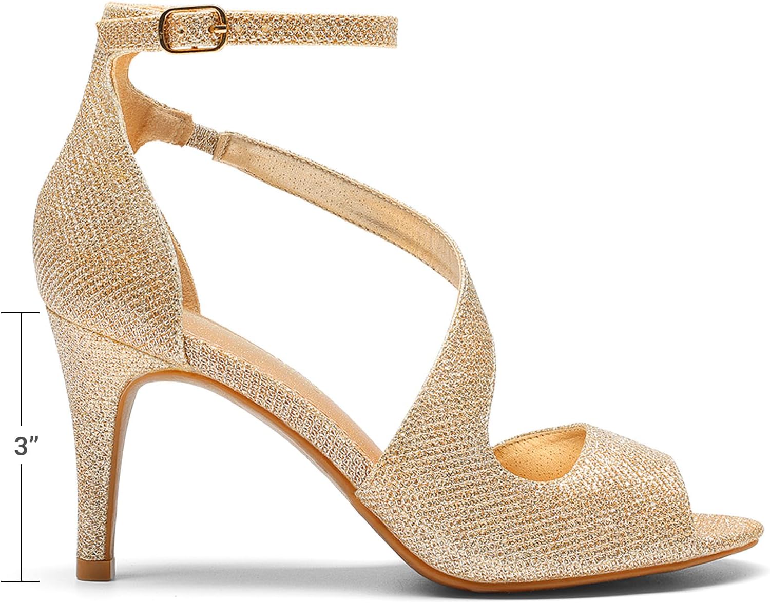 DREAM PAIRS Women's NILE Fashion Stilettos Open Toe Pump Heel Sandals - Image 5