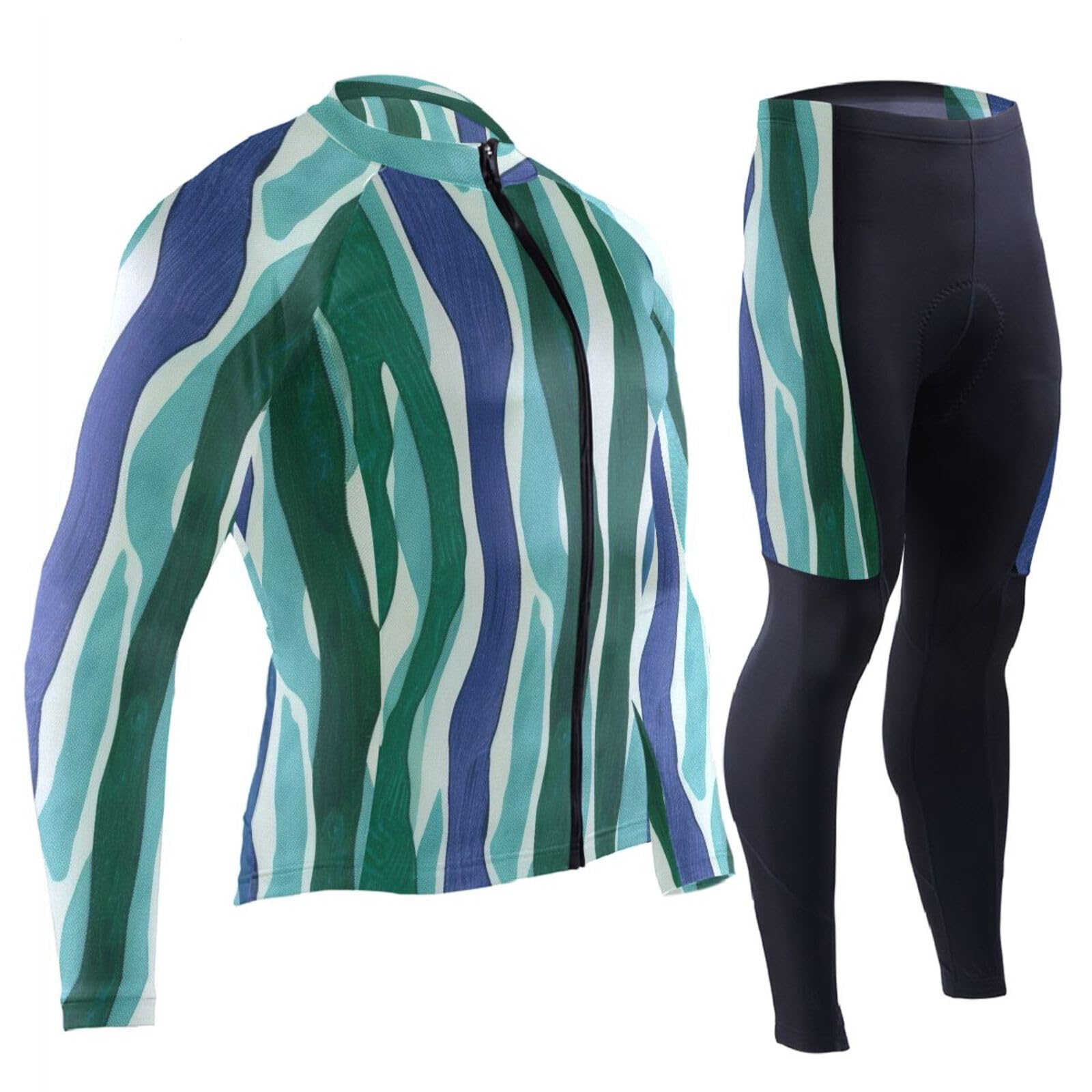 Herren-Radtrikot mit Taschen, Windbreaker, Radsport-Shirts für Herren, 3D-gepolstert