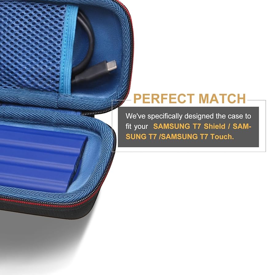 Samsung T7 Shield 1TB ネイビー　互換ケース付 Samsung T7 Shield 1TB ネイビー 互換ケース付 getgear Portable