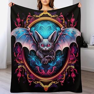 Australian Bats Warm and Soft Microfiber Blanket, Sofa and Bed, Ideal for Cold Winters 130×150cm