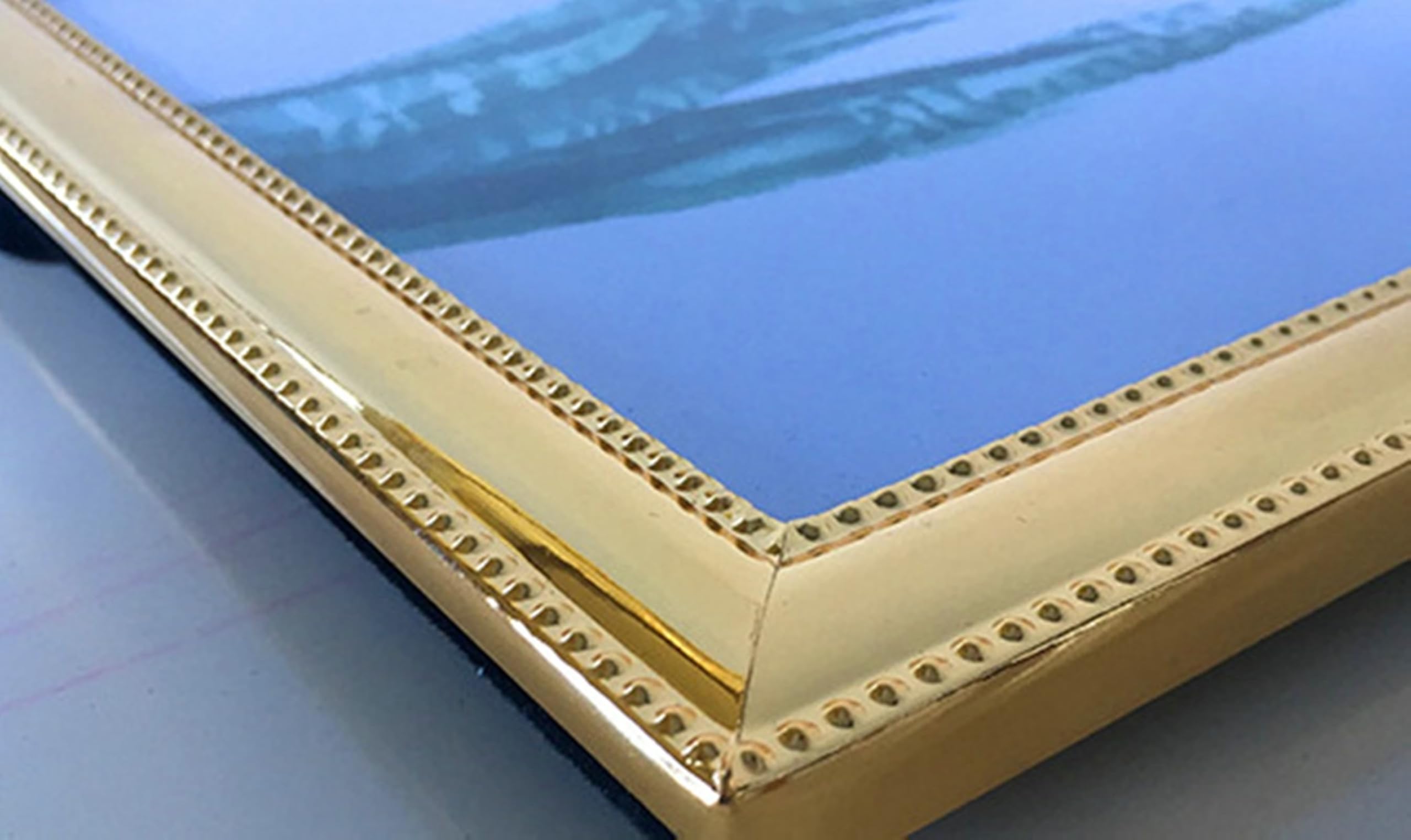 Beydodo Metalowe ramki na zdjęcia 20 x 30 cm, ramki na zdjęcia na stół lub ścianę, 1 opakowanie pionowe lub poziome, srebrne prostokątne