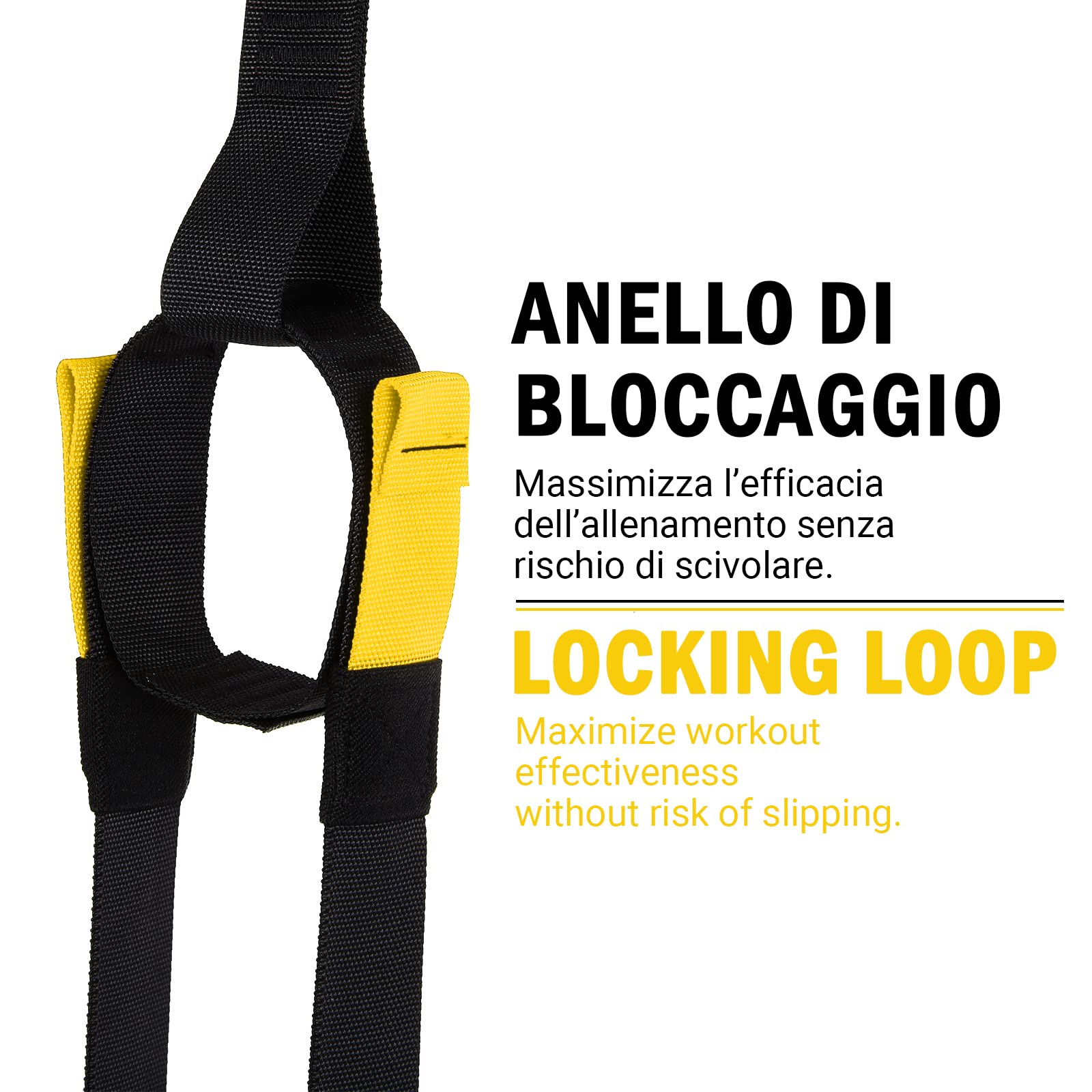 Allenamento Sospensione per Palestra in Casa, Suspension Training da Casa per Porta, Suspension Trainer Fitness per Allenamento in Casa, Set Workout di Attrezzi Casa per Home Gym