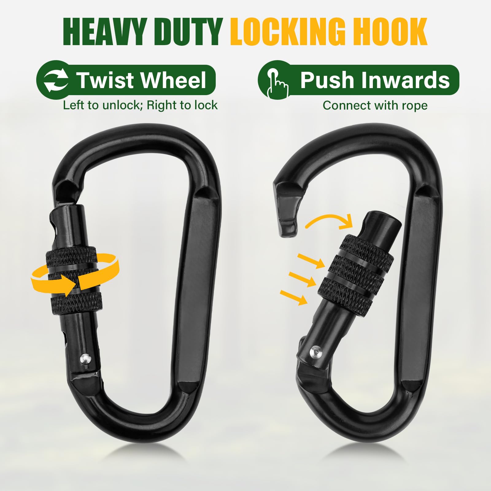 Treestand - Corda di sicurezza per Hunter Safety System Lineman's Climbing, 2,6 m