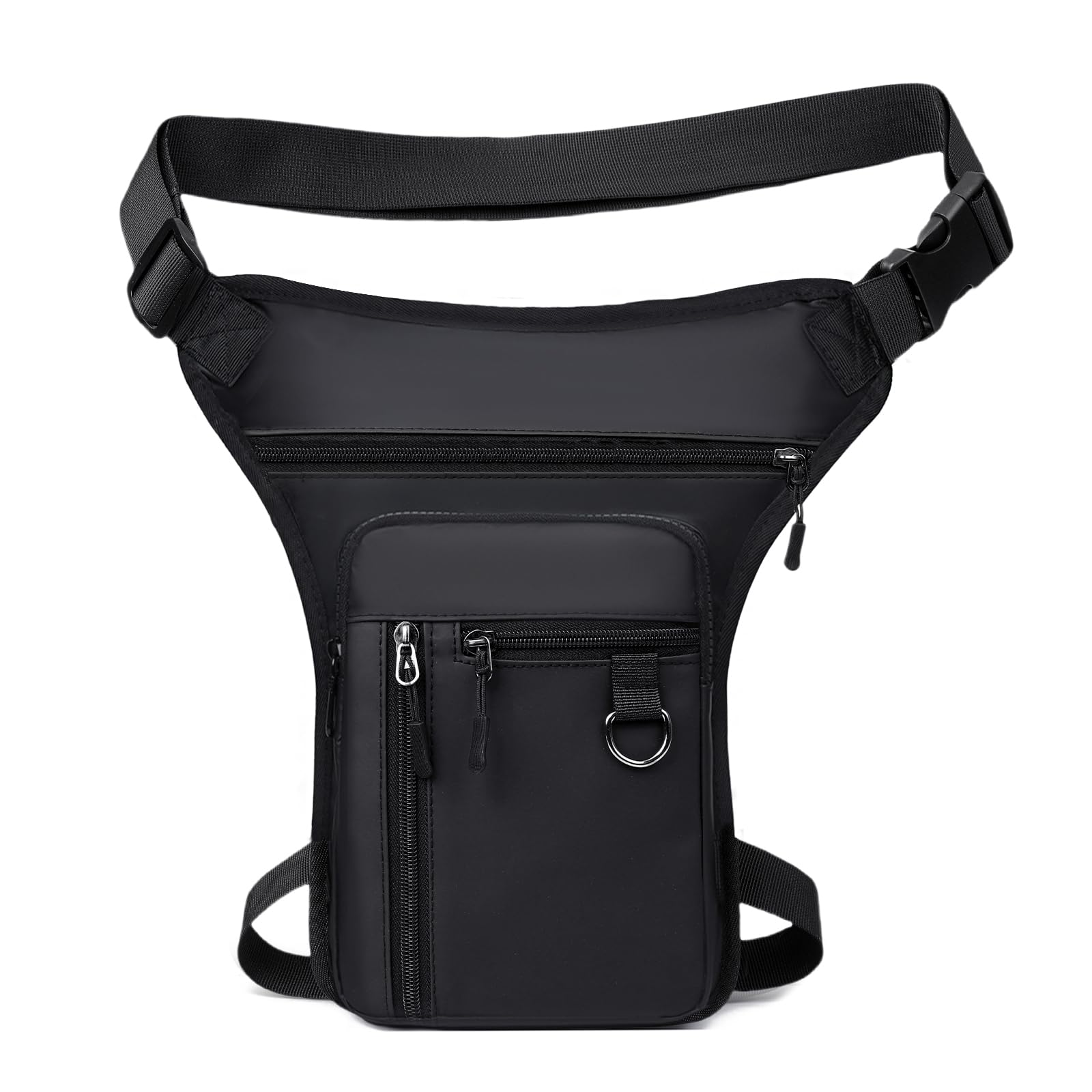 Flintronic Bolsa Pierna Moto, Impermeable Tactico Riñoneras Pierna, Riñonera Deportiva Multifunción, Duradero Riñonera Running Cintura con Correas Ajustables, para Ciclismo Pesca Camping Deporte