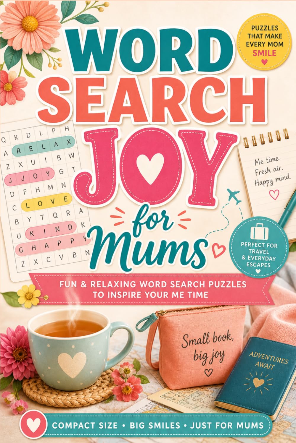 Word Search Joy for Mums: Puzzles That Make Every Mom Smile