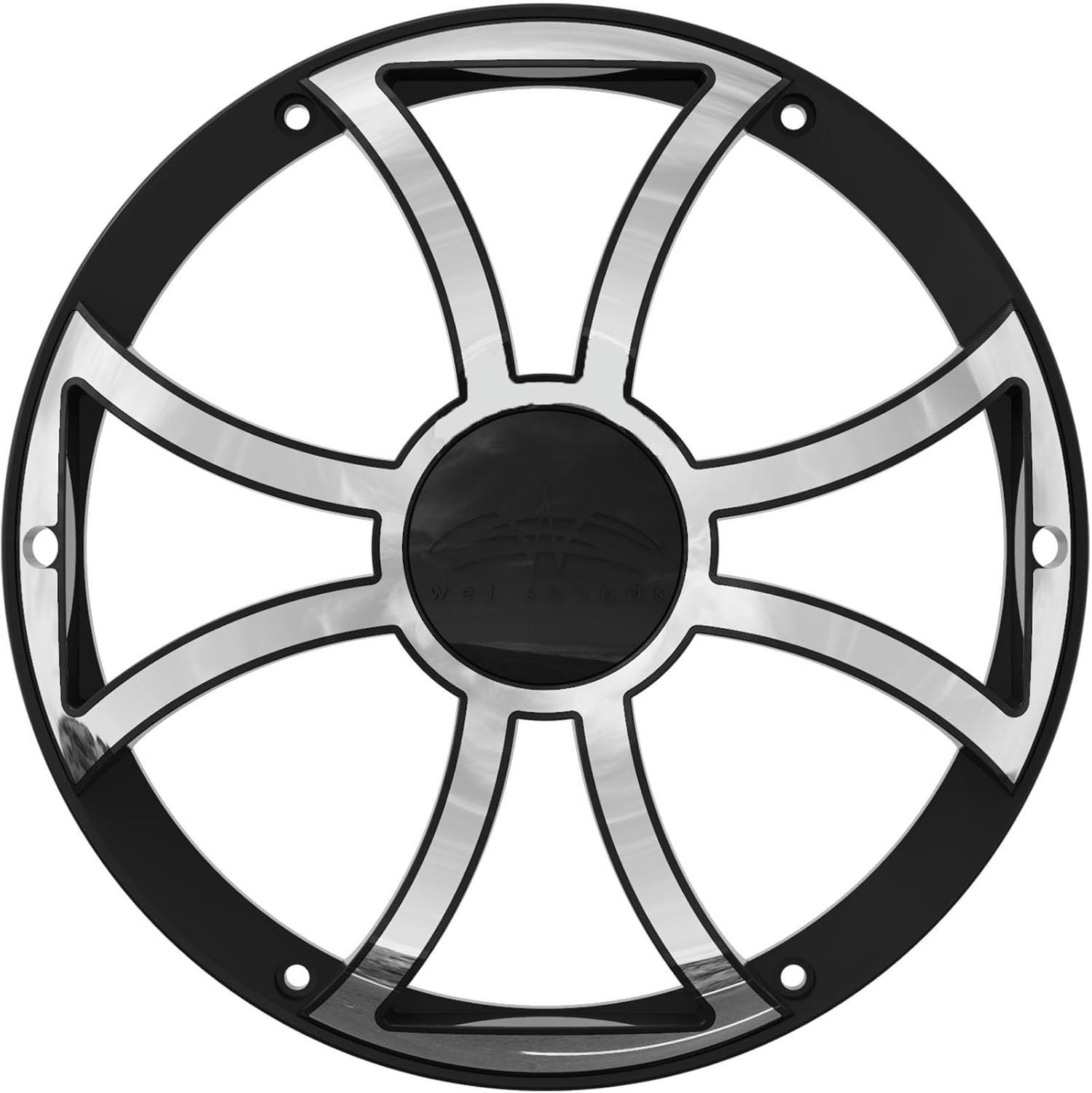 Wet Sounds REVO 10 XS-B-SS Grille V3 - Black/Stainless XS Style for REVO 10 Subs