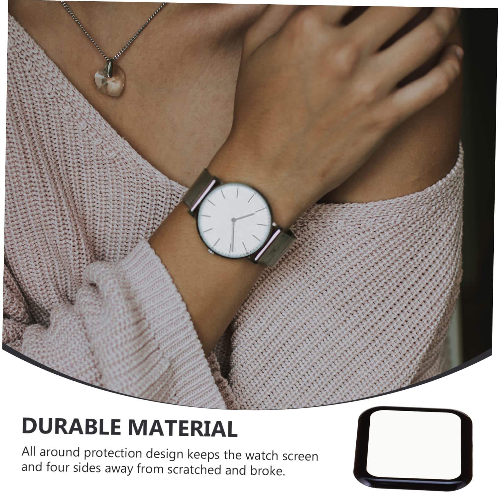 Hemobllo 10stücke Gehärtetes Displayschutz Für Watch Vollständiger Schutz Kratzfest Blasenfrei Installieren Kompatibel Mit Apple Watch Series