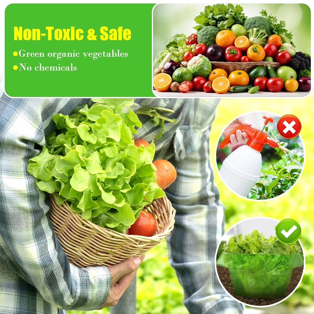 AOOWU Protection Anti-Escargots, 24Pcs Protections Anti-Limaces, Colliers Anti-Limaces Et Escargots, Pièges Protection Anti-Escargots, pour Vos Plantes à Salade Et Chou, sans Produits Chimiques