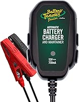 Battery Tender Junior 12V 750mA Charger Maintainer for Motorcycles ATVs Powersports - Smart Automatic 021-0123