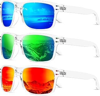 KALIYADI Polarized Sunglasses for Men and Women Vintage Style Sun Glasses for Fishing Running Driving with UV Protection