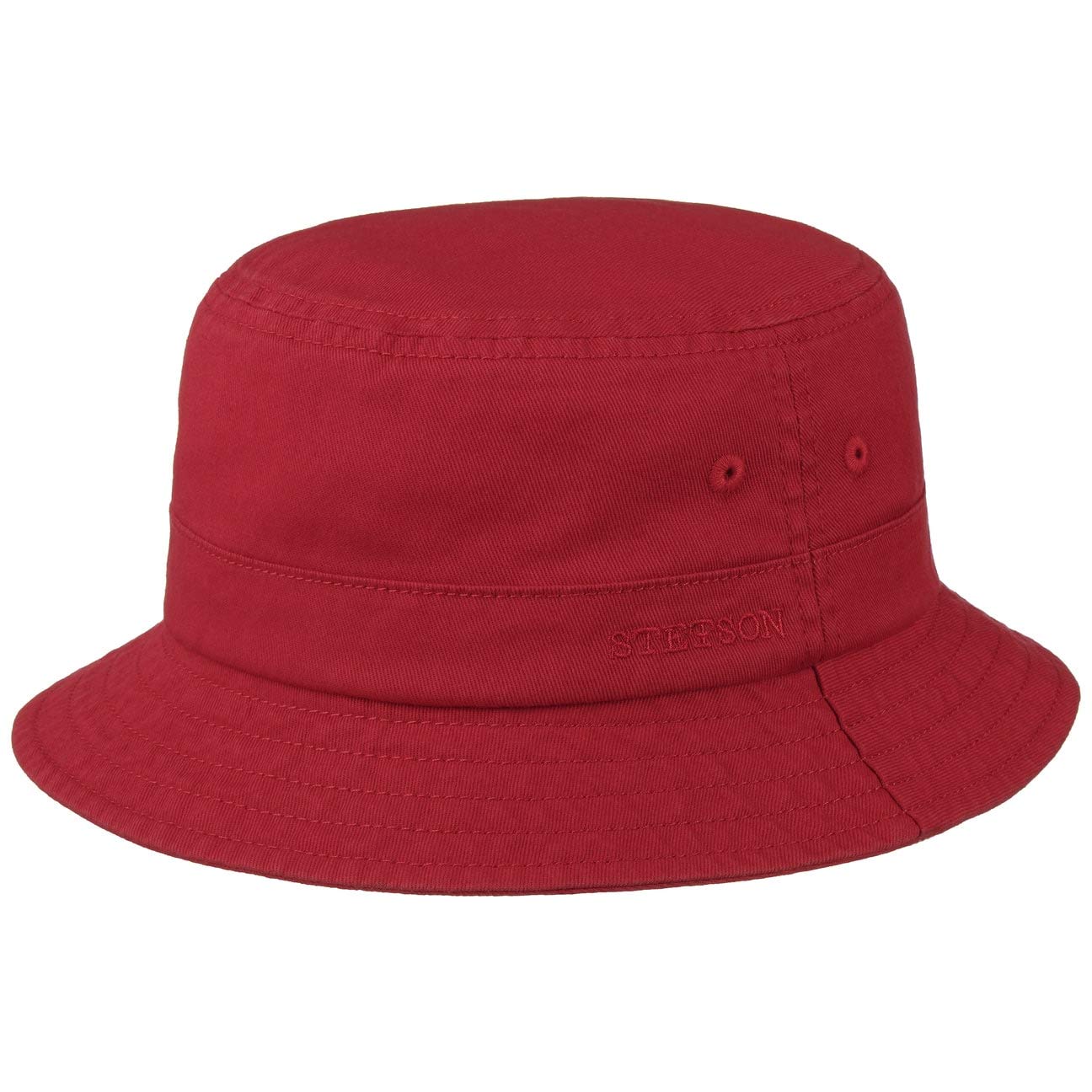 Stetson Sombrero Anti UV Cotton Twill Bucket Mujer/Hombre - de Pescador algodón Primavera/Verano