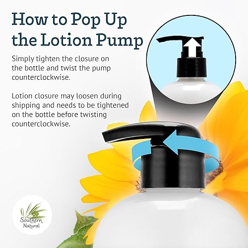 Miniatura 3 de Southern Natural Loción de Leche de Cabra  Hidratante Nutritivo para Cara, Cuerpo y Manos para Piel Seca y Sensible - Crema Hidratante, Cuidado