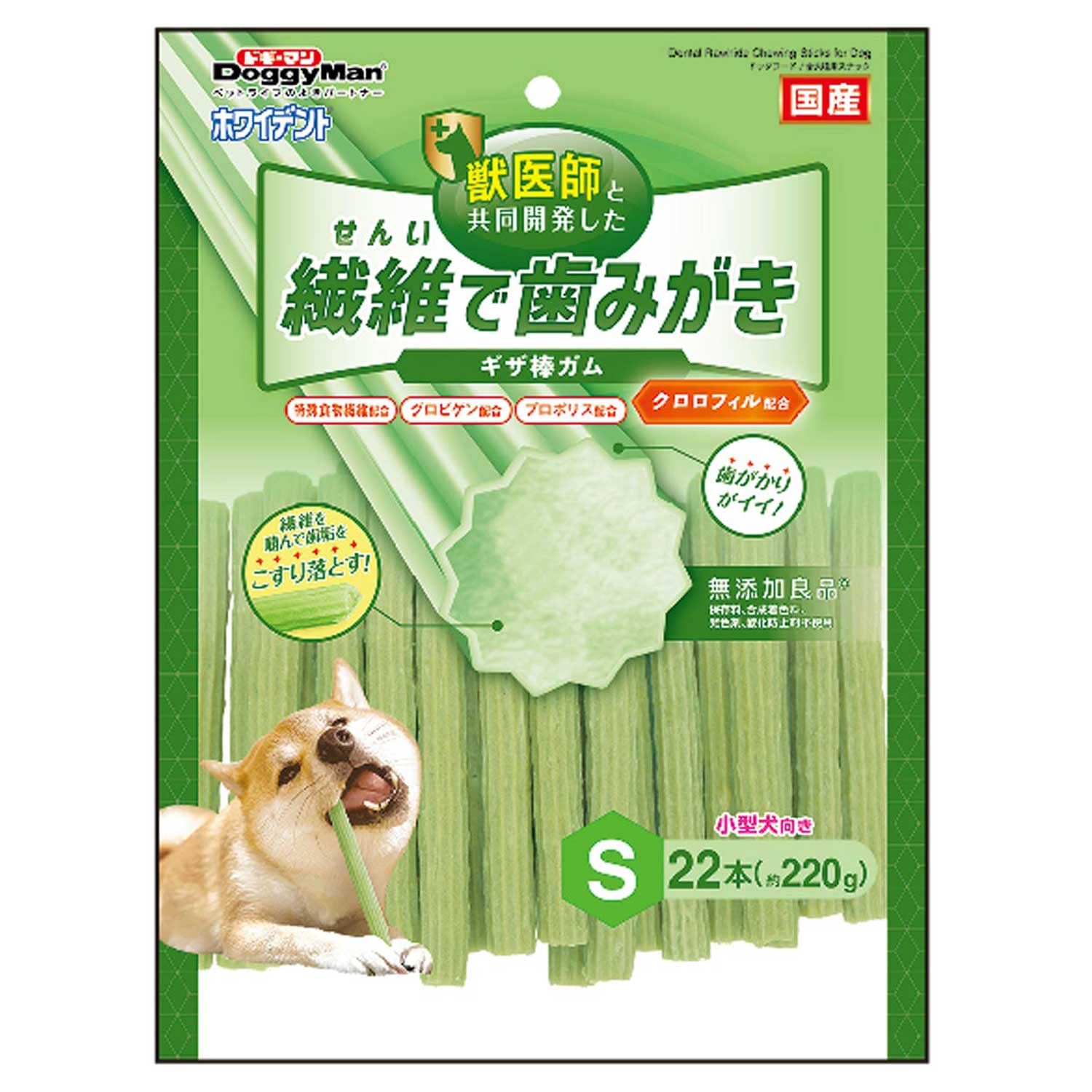 ドギーマン ホワイデント 繊維で歯みがき SS 32本×40袋（まとめ買い）
