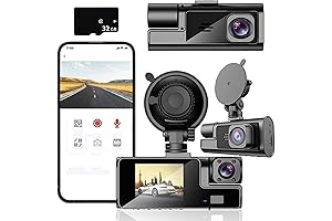 Dash Cam with Night Vision and 24-Hour Monitoring