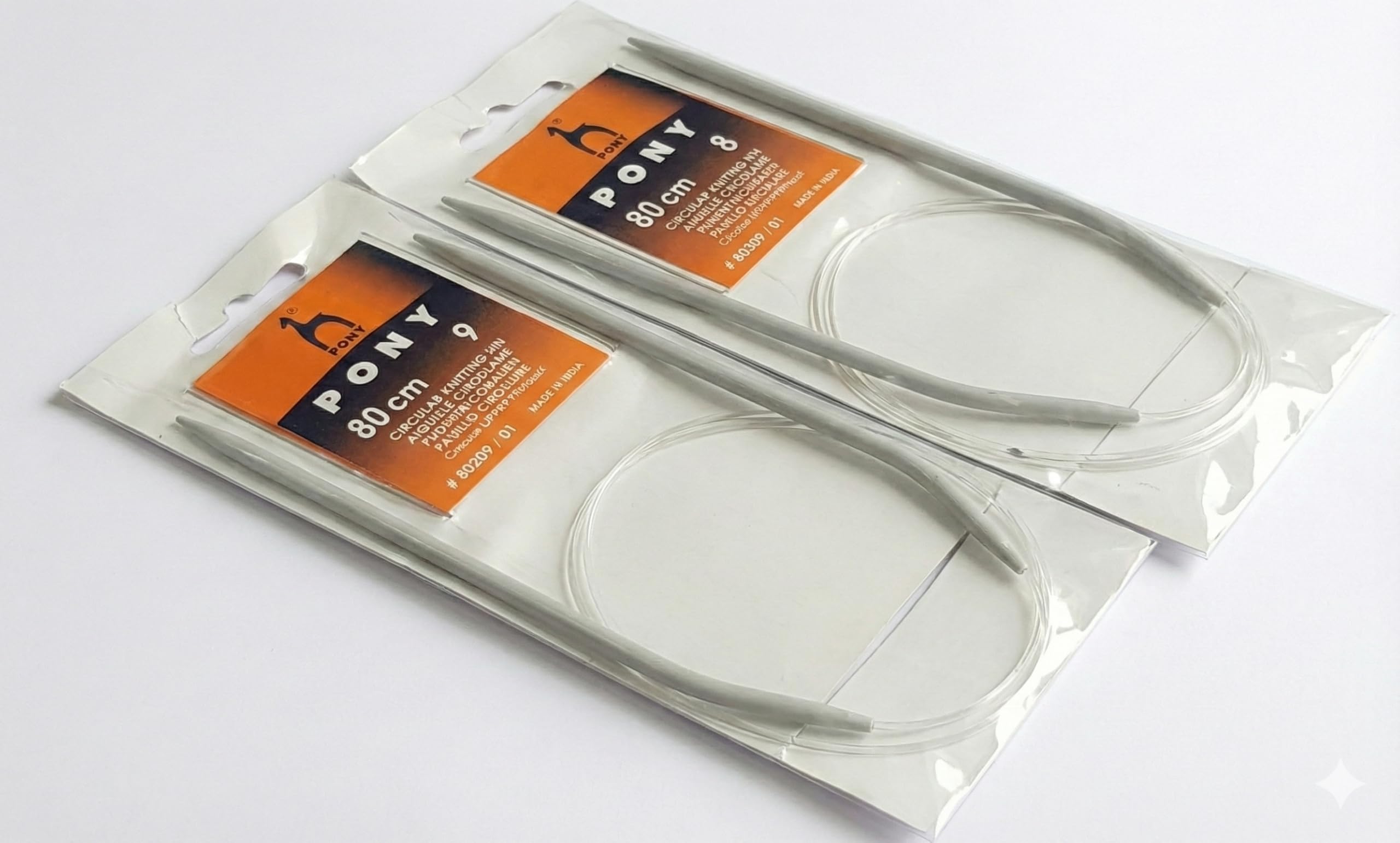GINROO Aluminium Circular Knitting Pin 80cm (No.-8,9)-image-7