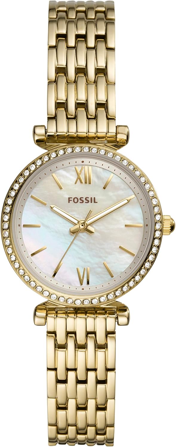 Fossil Women's Carlie Mini Quartz Stainless Steel Dress Watch