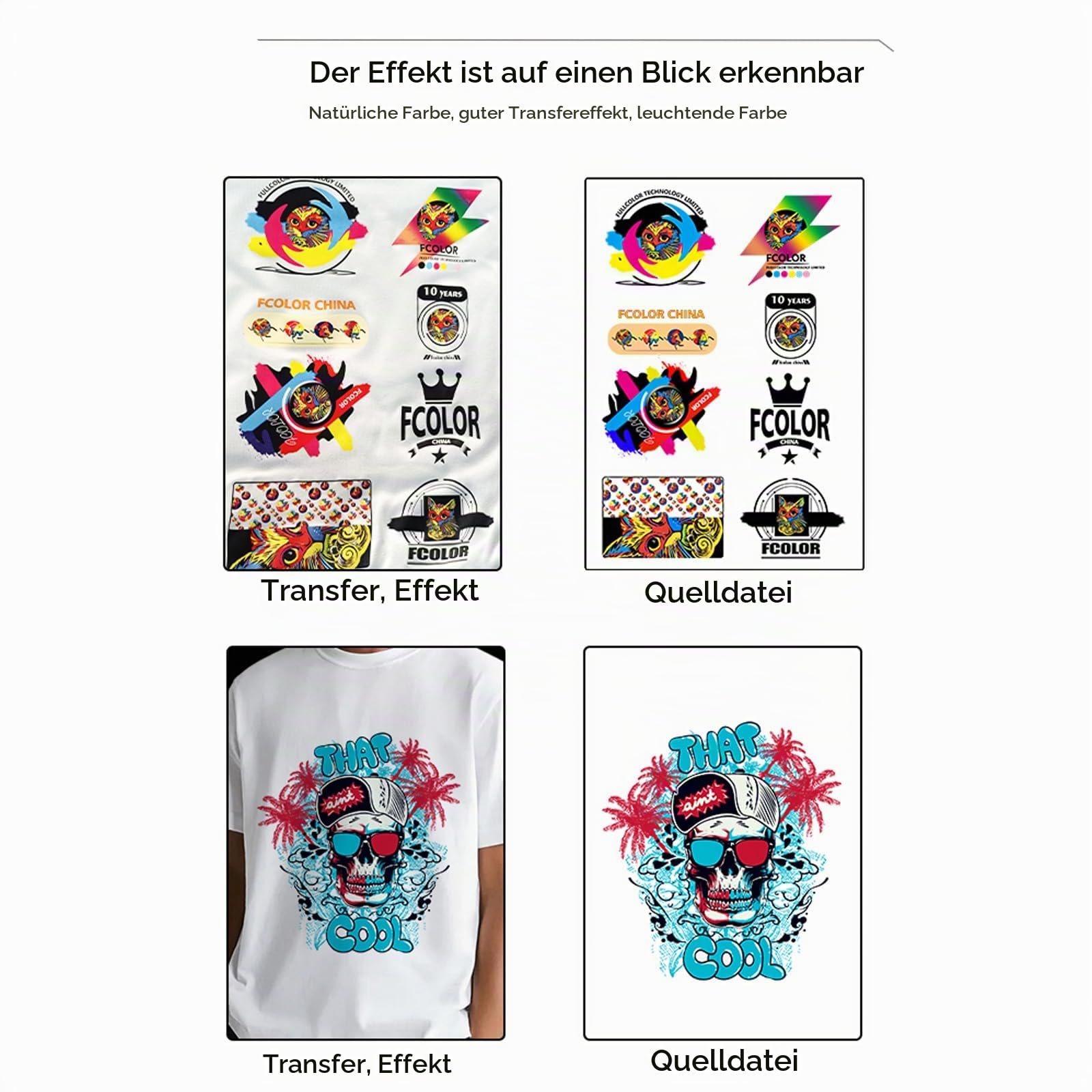 DTF Transferfolie Rolle, 33 cm x 100 m Klare Vorbehandlung DTF Transferpapier Wasserdichte Tintenstrahl PET Wärmetransferpapier für Direkt auf T Shirts Kleidung Textil (Matt)