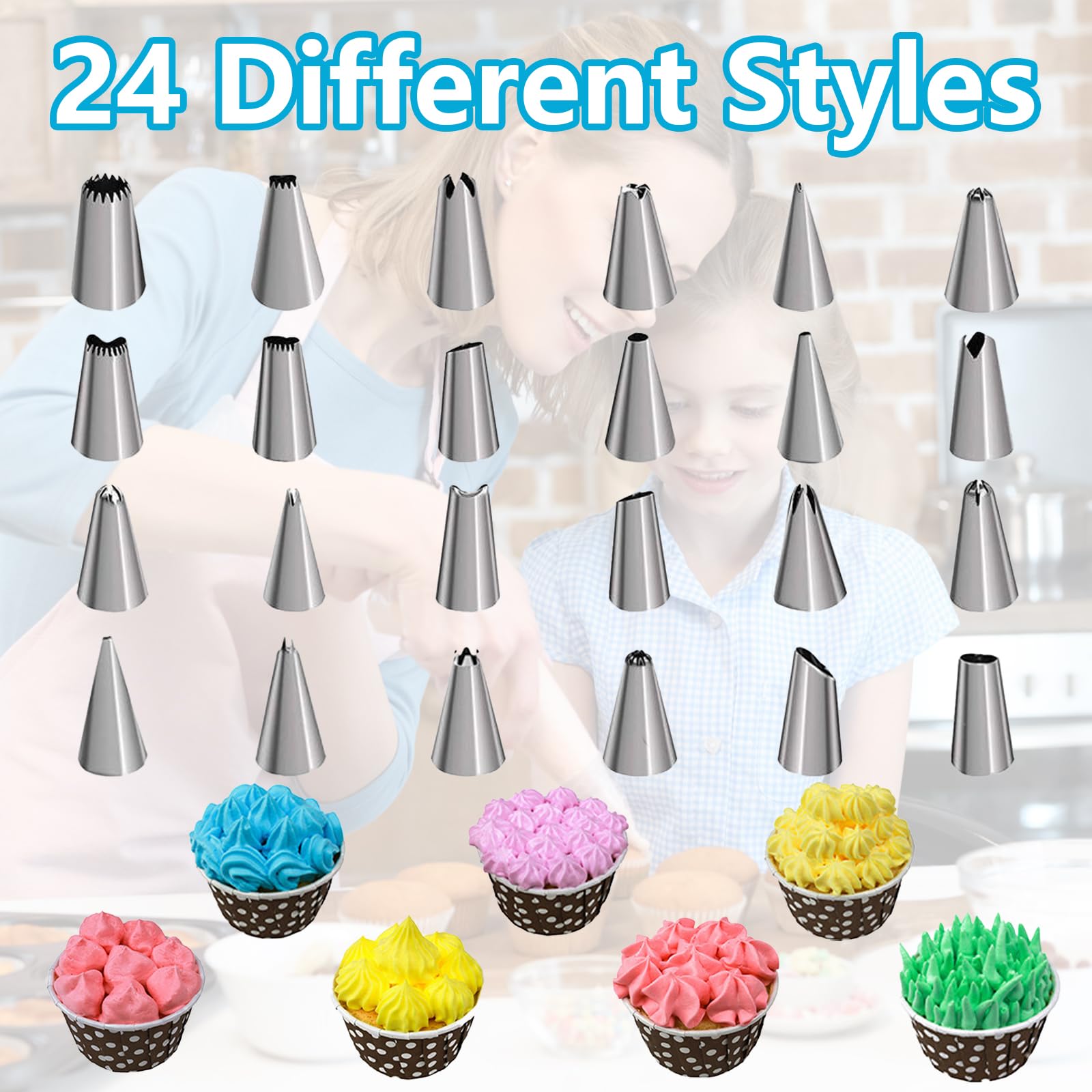 100 pièces Cuisson Pâtisserie Sac , Simple Transparent PE Jetable Poche À Douill