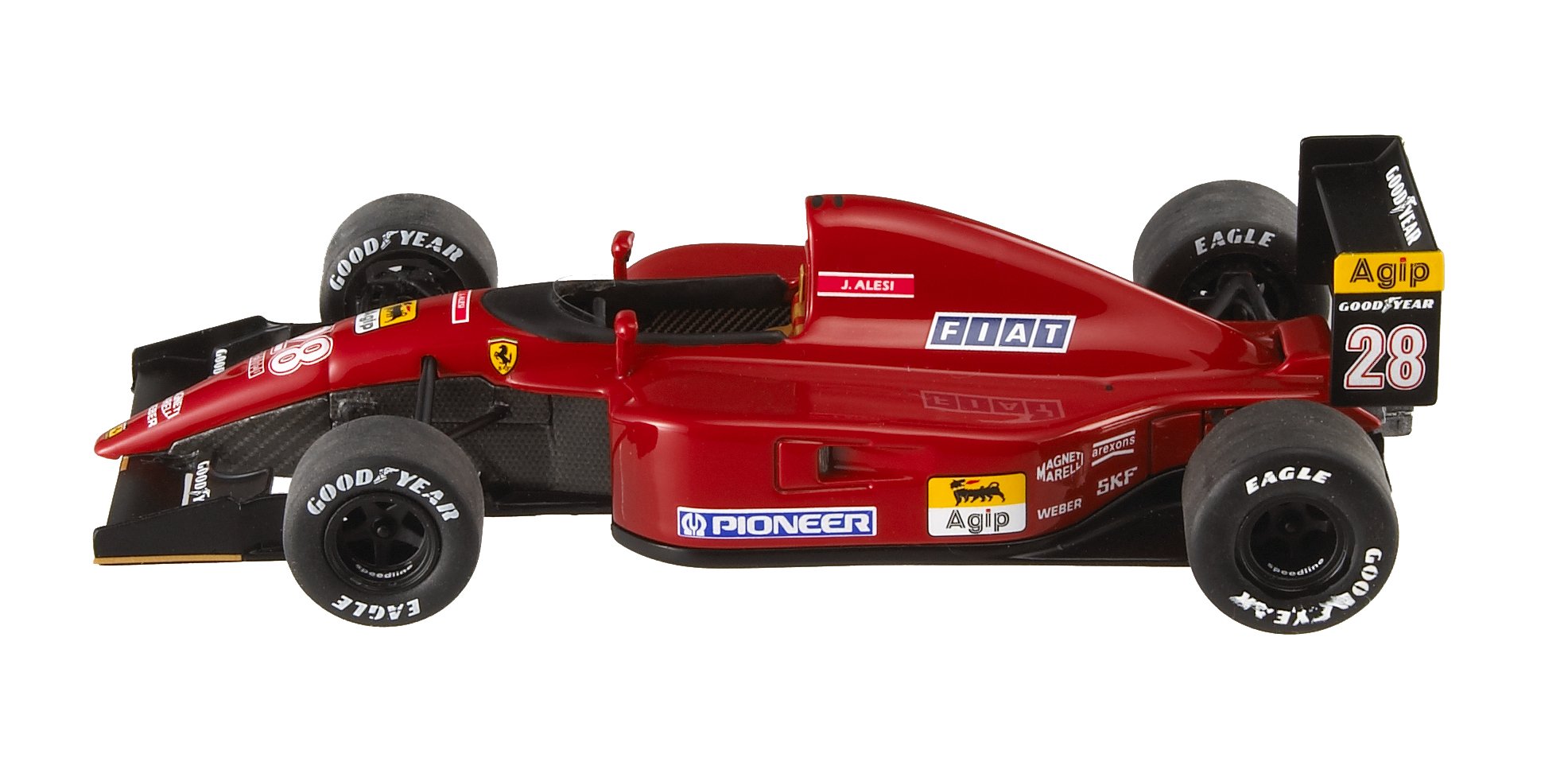 ミニカー MATTEL ELITE 1/43 Ferrari F1 91 J.ALESI HotWheels Elite 1:43 Jean Alesi F1-91 GP Germany formula 1