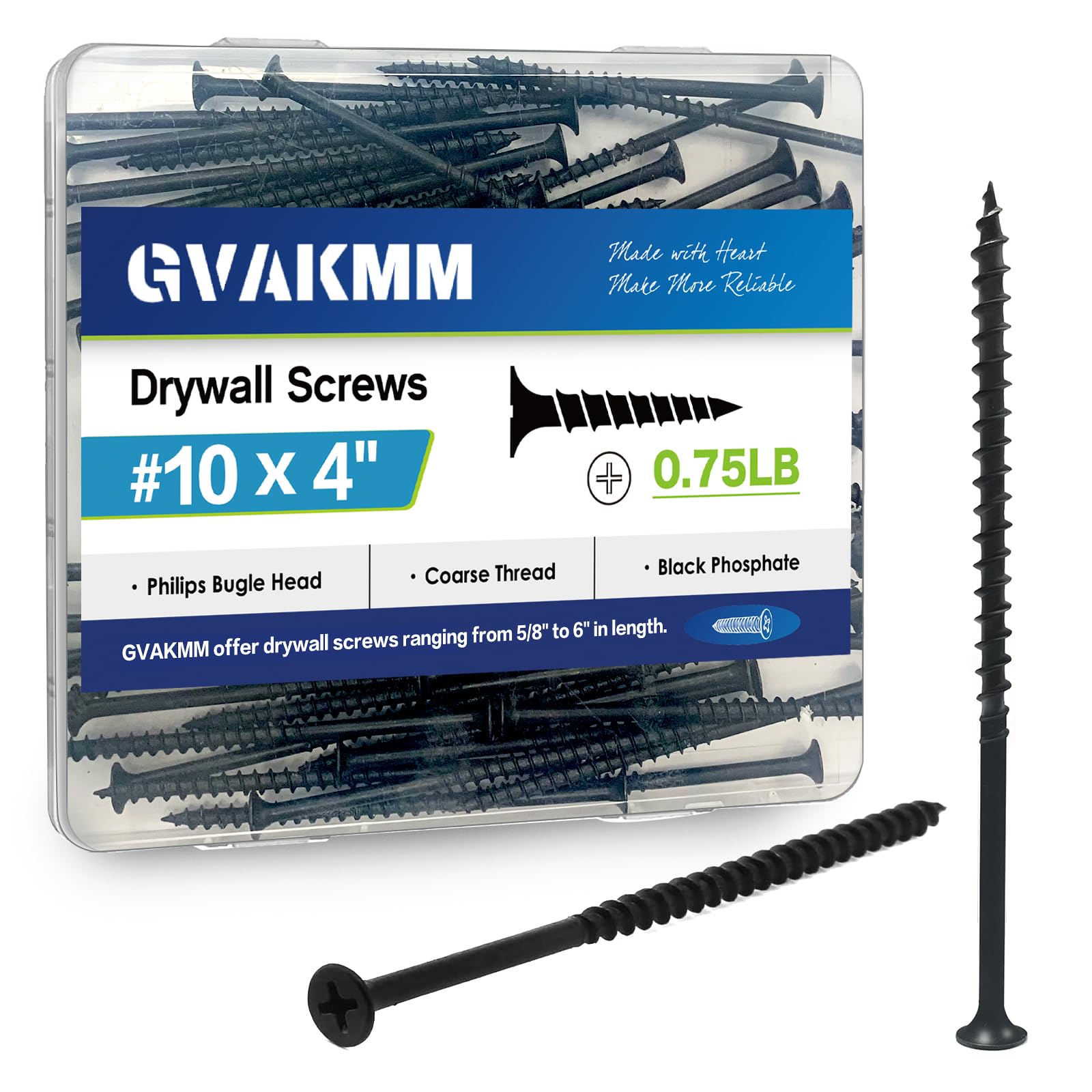 Drywall Screws - 305 Pack #7 x 3/4" -17