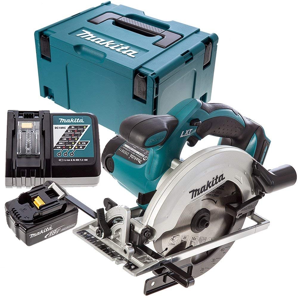 DSS611Z 18V li-ion LXT Circular Saw with 1 x 5Ah Battery, Charger & Case