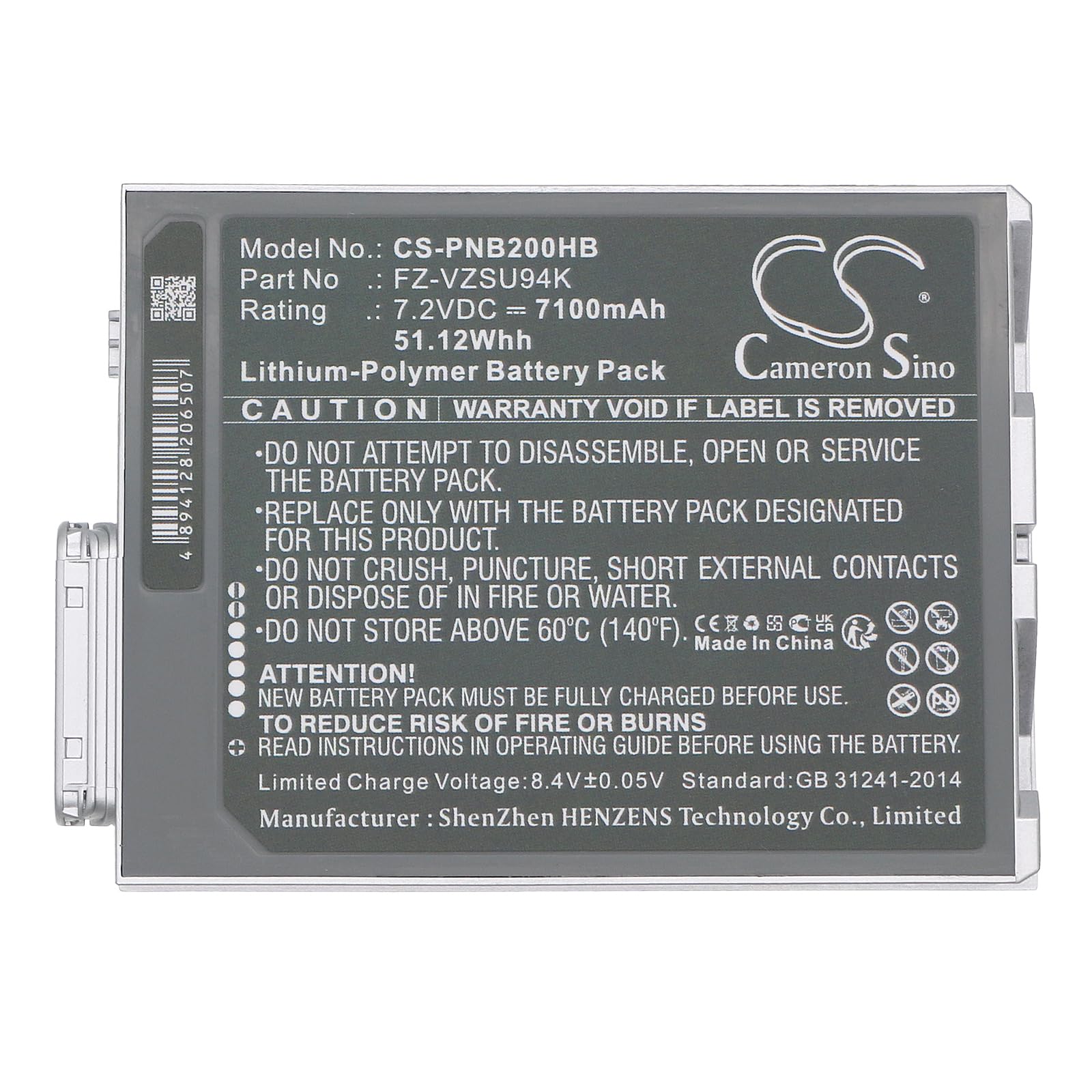Amazon.com: FYIOGXG Cameron Sino Battery for Panasonic FZ-B2