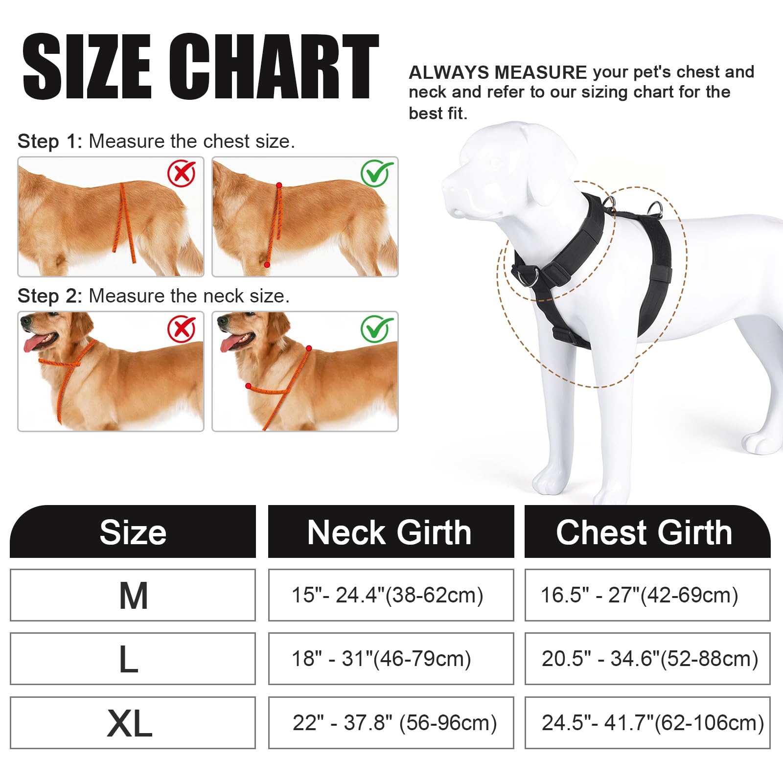 Pettorina Cane Taglia Grande Media Piccola, Pettorina Antifuga Regolabile con Ganci in Metallo, Pettorine Morbido Confortevole Imbottito Petto per Addestrare Le Passeggiate (Verde, L)