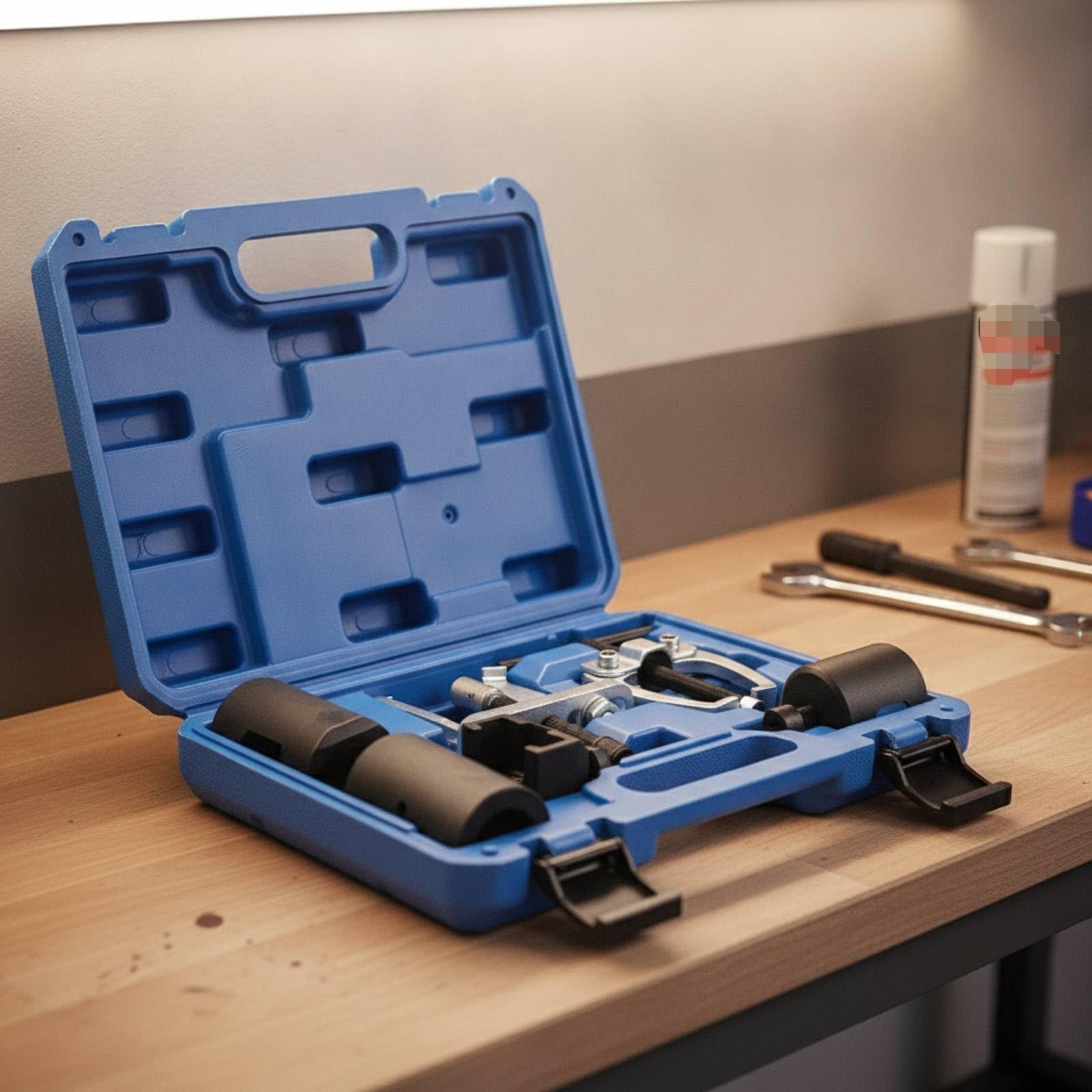 6 Pezzi Kit Estrattore Tergi con Valigetta Regolabile Estrattore Tergicristallo Sicuro Attrezzo per Meccanici, Amanti Del Fai da Te, Garage