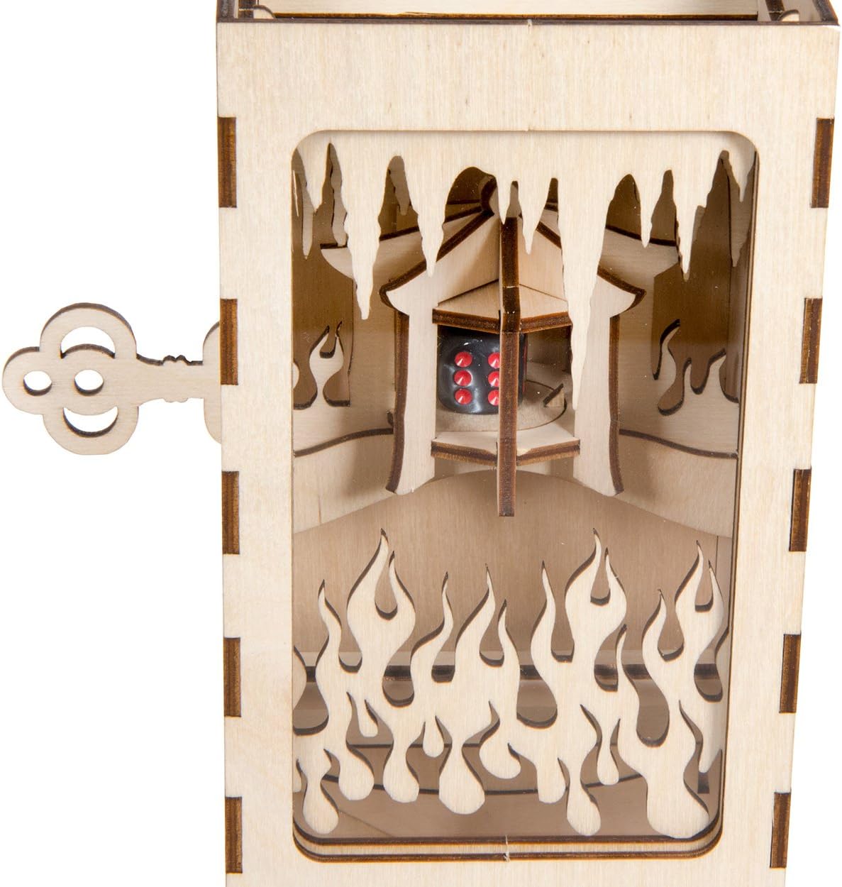 The Broken Token Modular Dice Tumbler Shame - Wooden Dice Tower