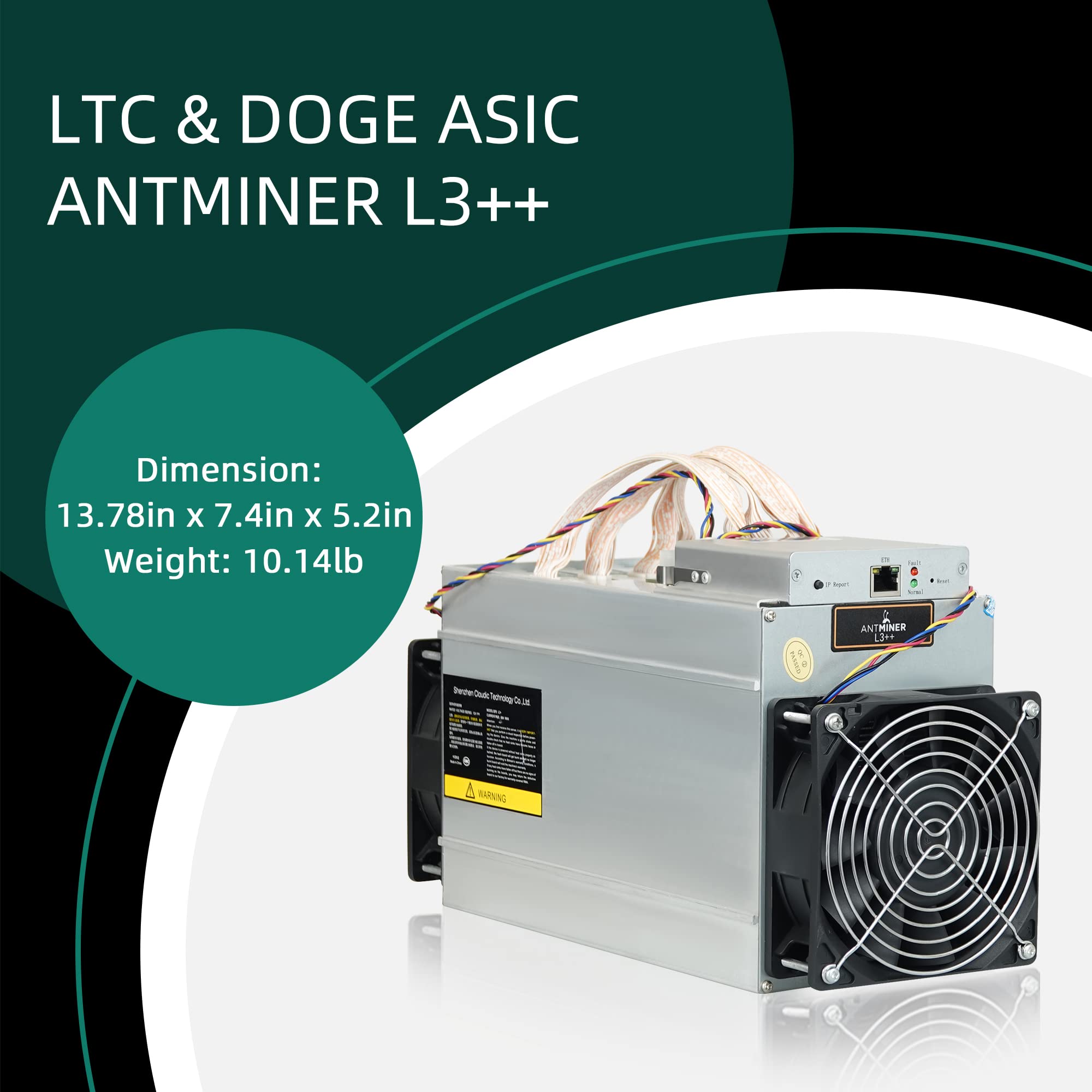 Antminer Litecoin Mining Machine L3 580mh S 942w Ltc Doge | Desertcart  Seychelles