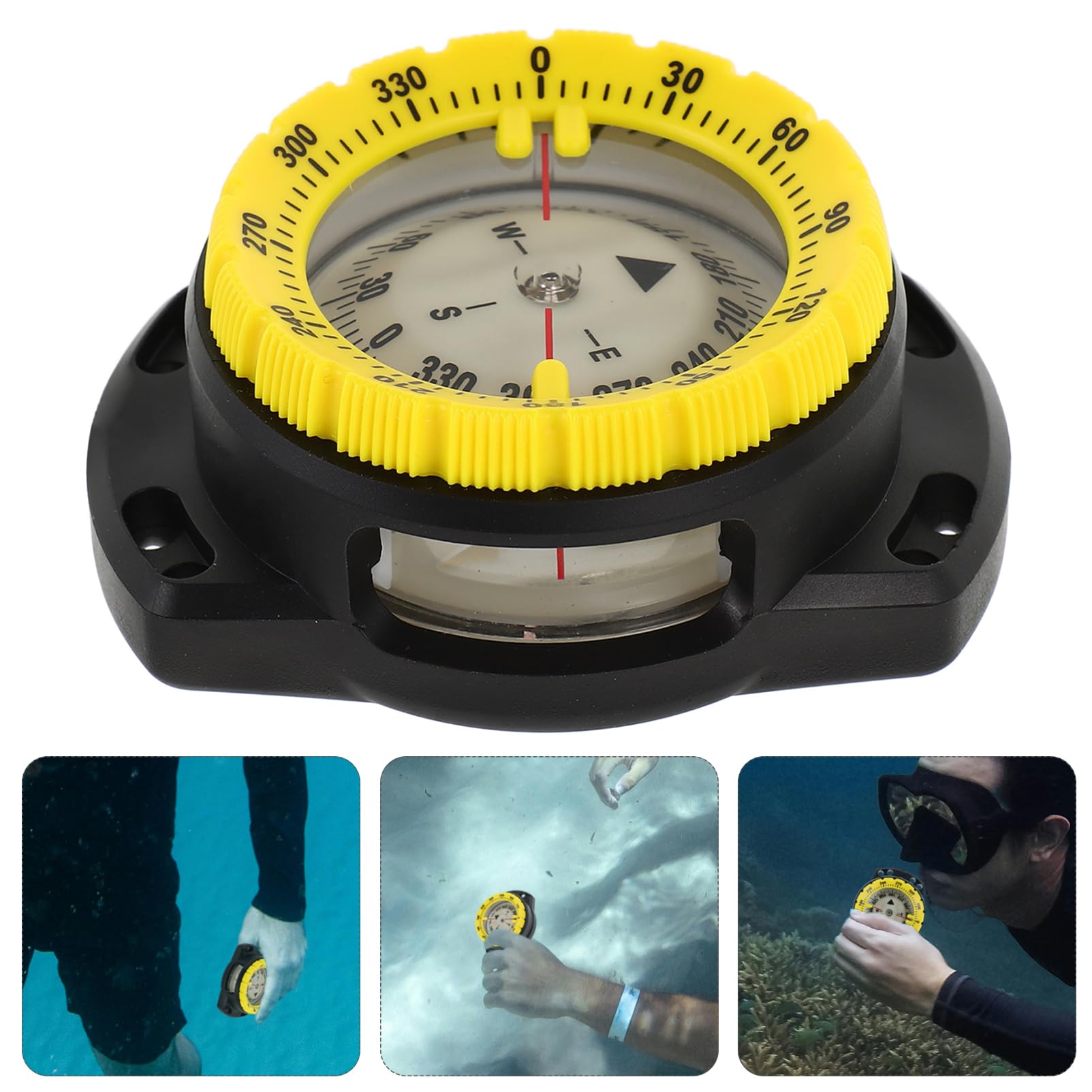Scuba Diving Leuchtender Wasserdichter Mit Elastischem Band Für Präzise Navigation Beim Tauchen Camping Und Outdoor-aktivitäten