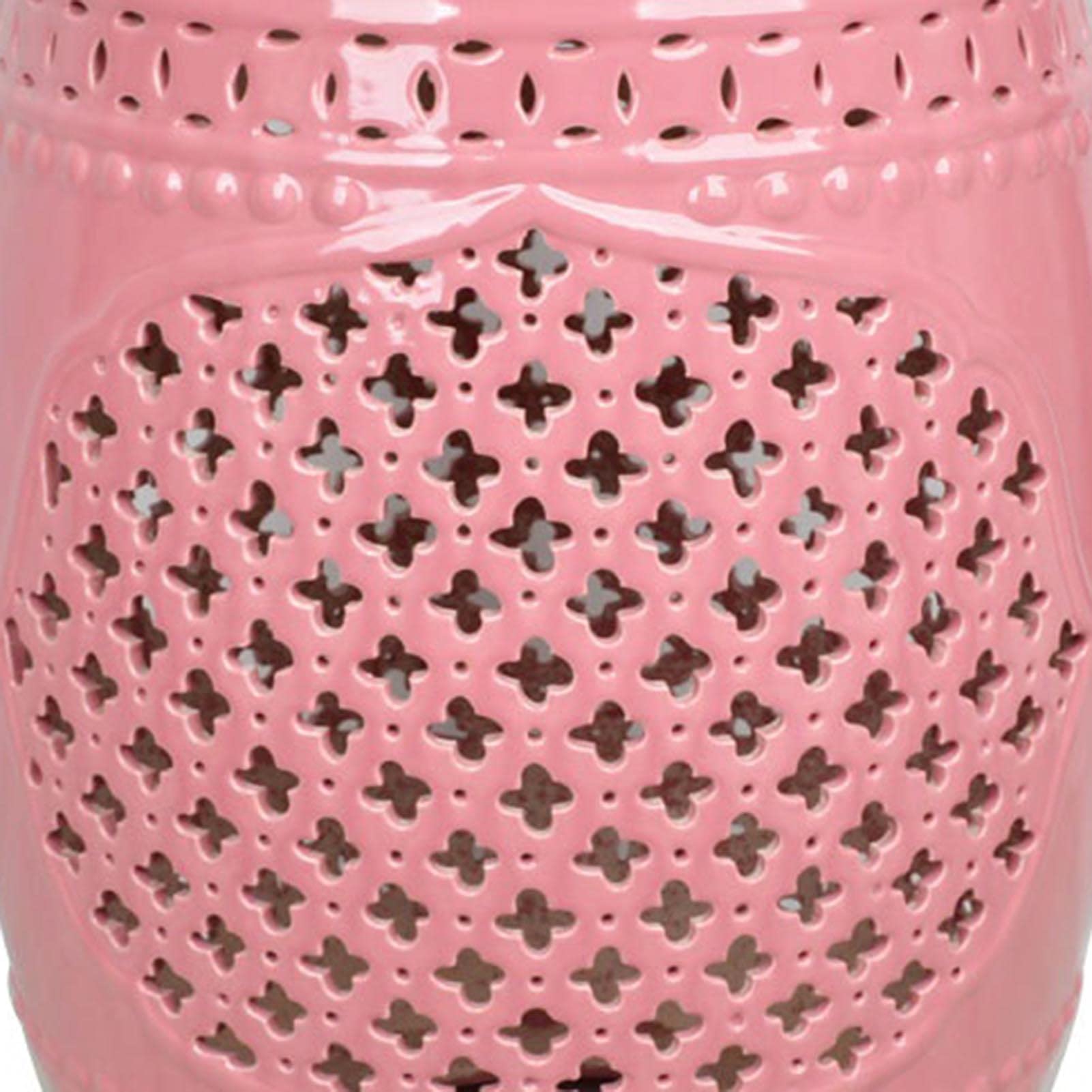 taburete de exterior, Taburete de tambor de estilo chino, taburete de cerámica de estilo americano nuevo, taburete redondo y taburete de ajuste suave, taburete de porcelana con trébol de cuatro hojas