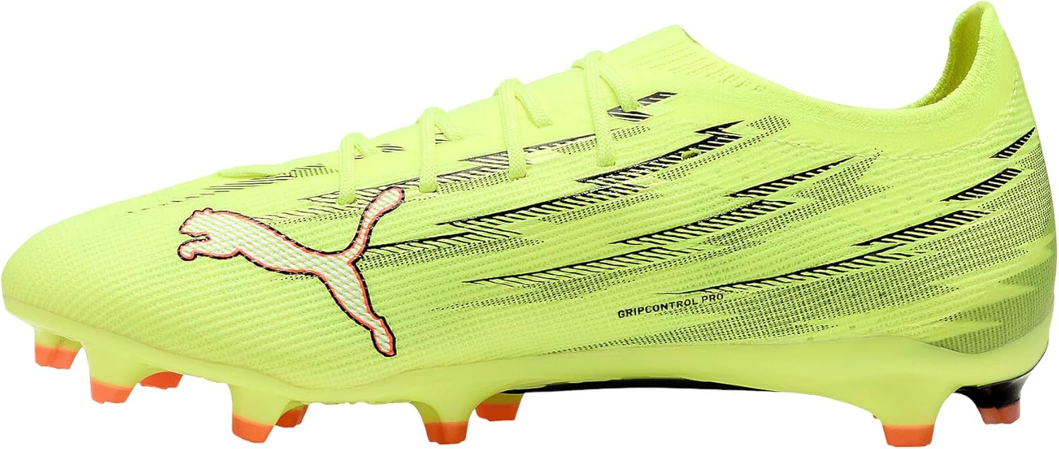 Puma Unisex Ultra 6 Pro Fg/Ag Football Boots, Yellow Alert Puma Black Bright Red Lime Squeeze, 10