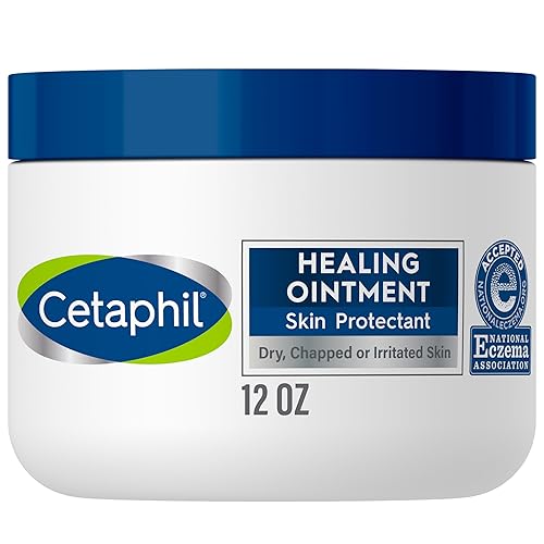 CETAPHIL - Ungüento curativo 12 onzas para piel seca agrietada e irritada cura y protege alivia las manos agrietadas y los labios agrietados
