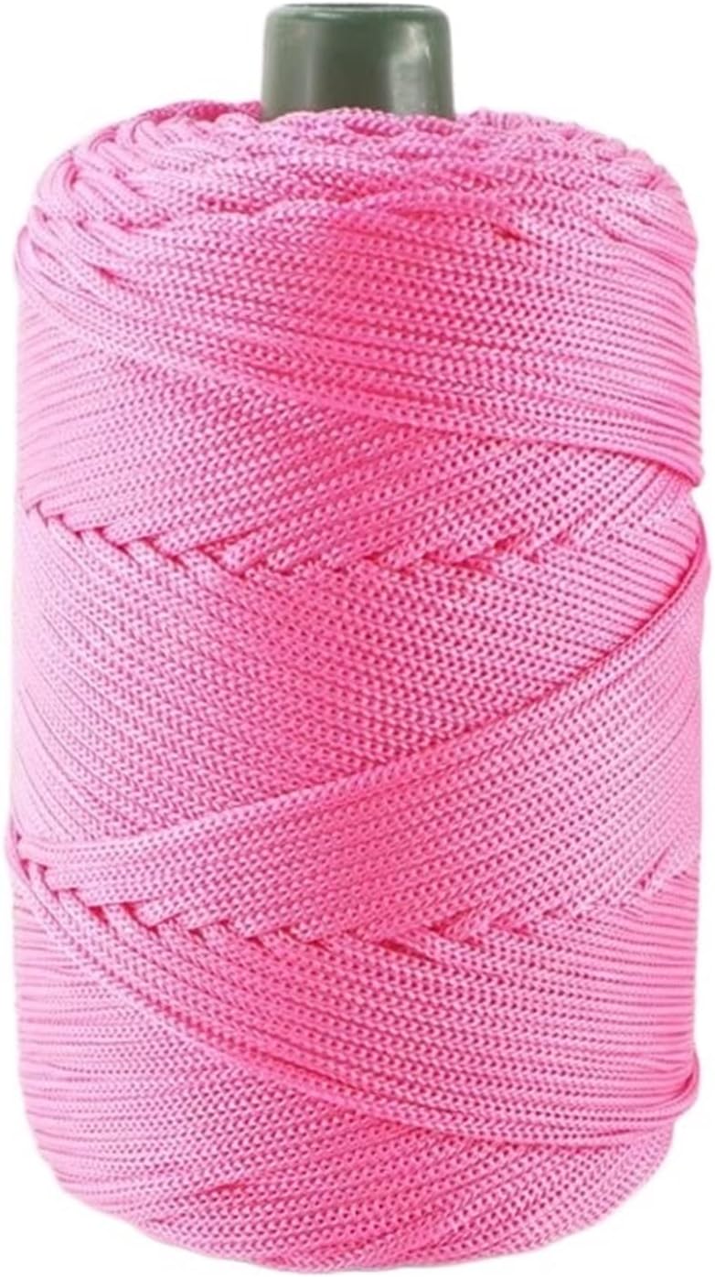 Yarn for Crocheting 1pcs Light Viscose Ice Rope Summer Sun Hat Hand Woven DIY Hook Cushion Hollow Bright Silk Medium Thick Wool Knitting Chunky Yarn Crochet Kit (Color : 17)