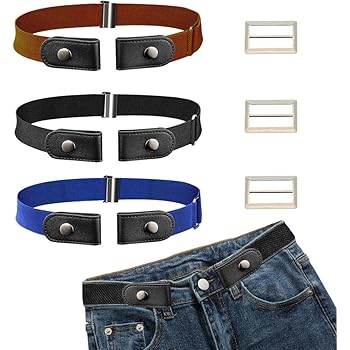 how to wear a belt without buckle