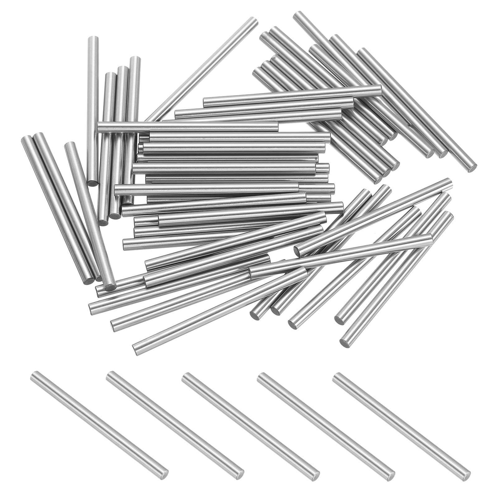 PATIKIL Metal Dowel Pins 3x45 mm