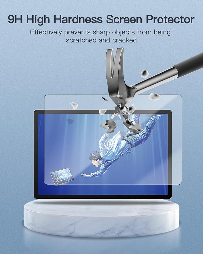 Protector de Pantalla de Vidrio Templado 9H para Wacom MovinkPad Pro 14 Pack de 2 miniatura 5